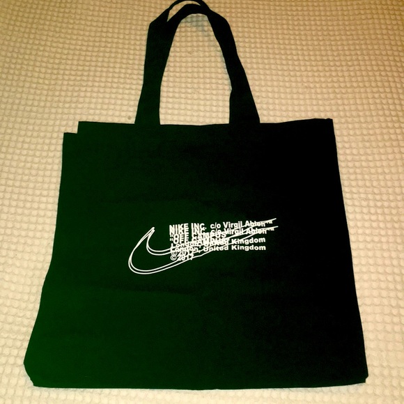 off white nike tote bag